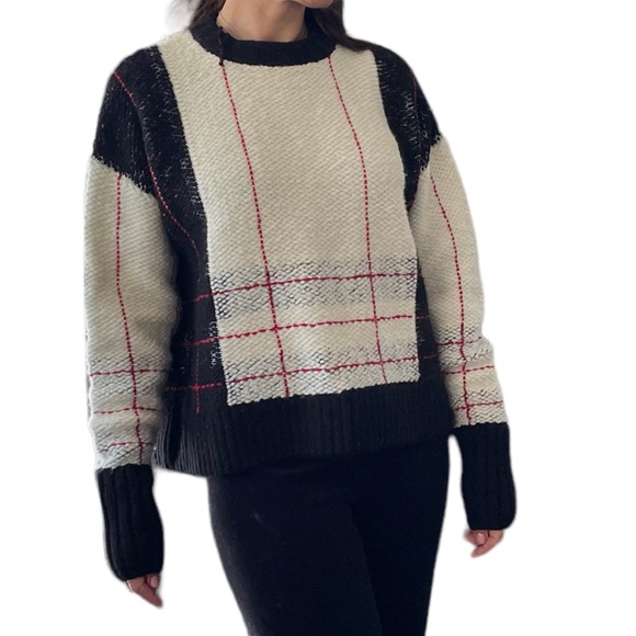 & Other Stories Sweaters Other Stories Black And White Plaid